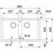 Chậu rửa Franke BFG 620 Graphite