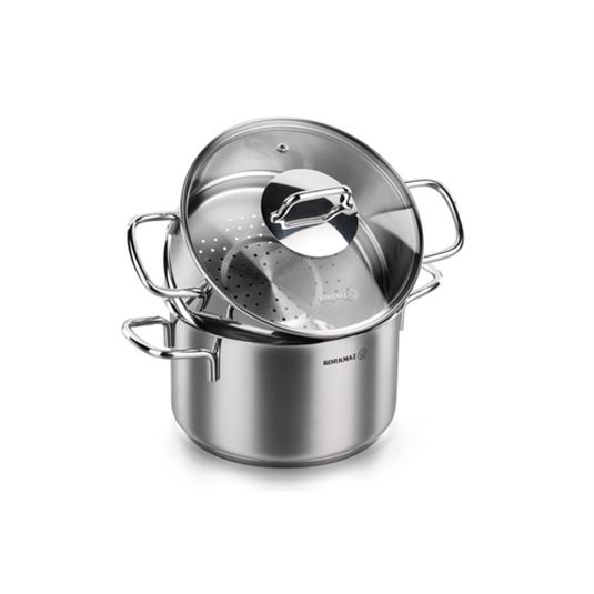 Bộ nồi hấp Korkmaz Perla A1522