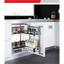 Kệ giá kho 2 tầng inox hộp EuroGold