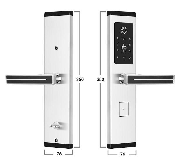 Khóa cửa thông minh Kassler KL-677- MÀU BẠC