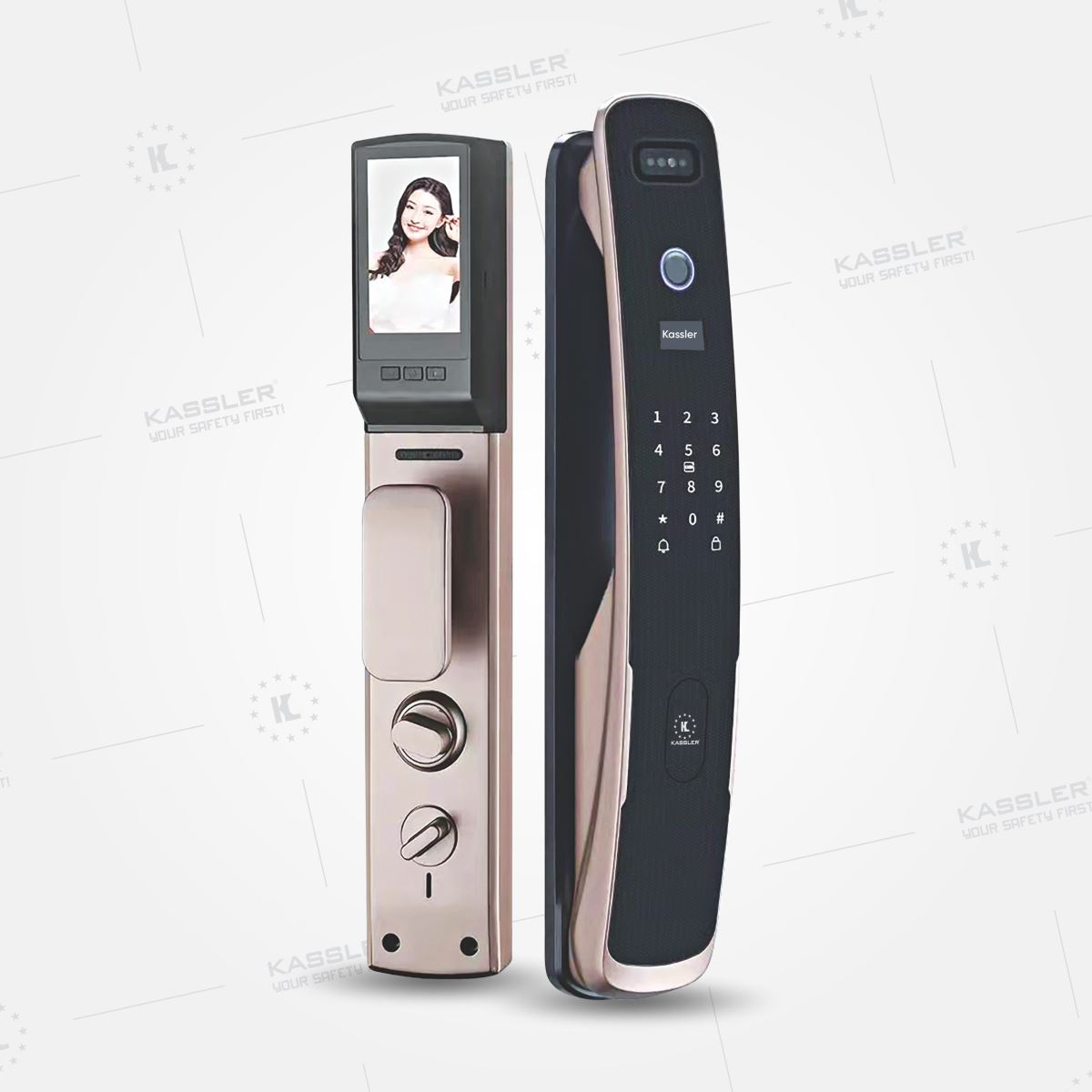 Khóa cửa chuông màn hình Kassler KL869 Khóa cửa chuông màn hình Kassler KL838