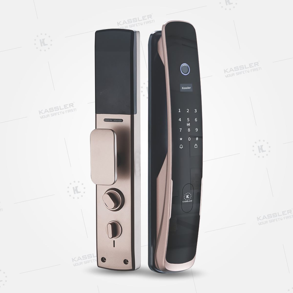 Khóa cửa vân tay Kassler KL828 Khóa cửa vân tay Kassler KL828