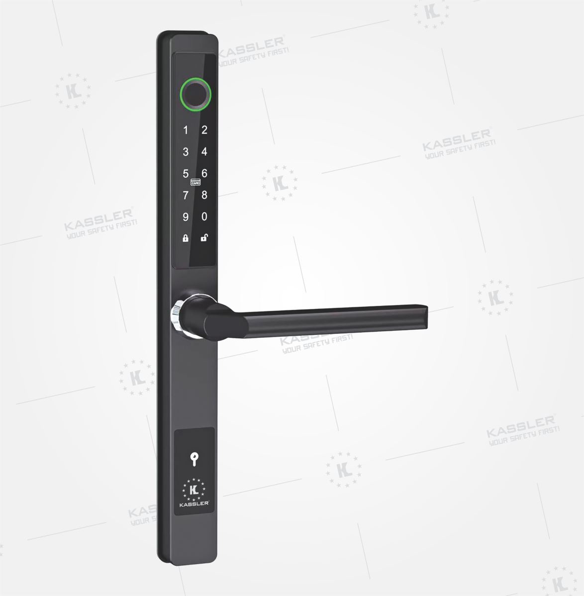 Khóa vân tay cửa nhôm Kassler KL-599CB-2 Khóa vân tay cửa nhôm Kassler KL-599CB-2