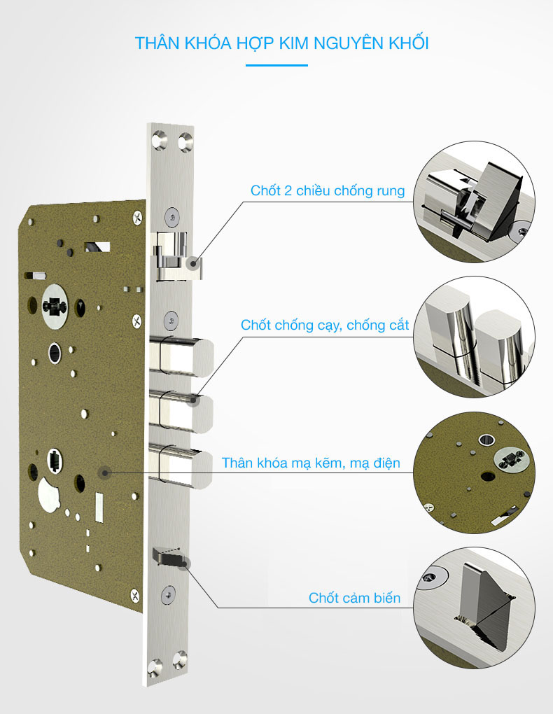 Khóa điện tử Kaadas K8 - 13