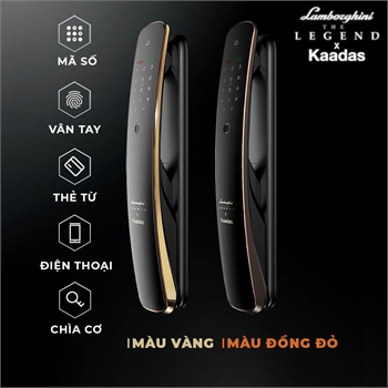 Khóa vân tay Kaadas Lamborghini Face 3D - Nhận Diện Khuôn Mặt
