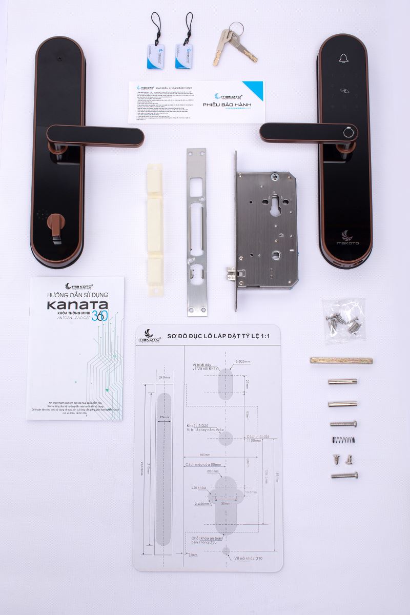Khóa vân tay Kanata 360- tiêu chuẩn iso 9001-5
