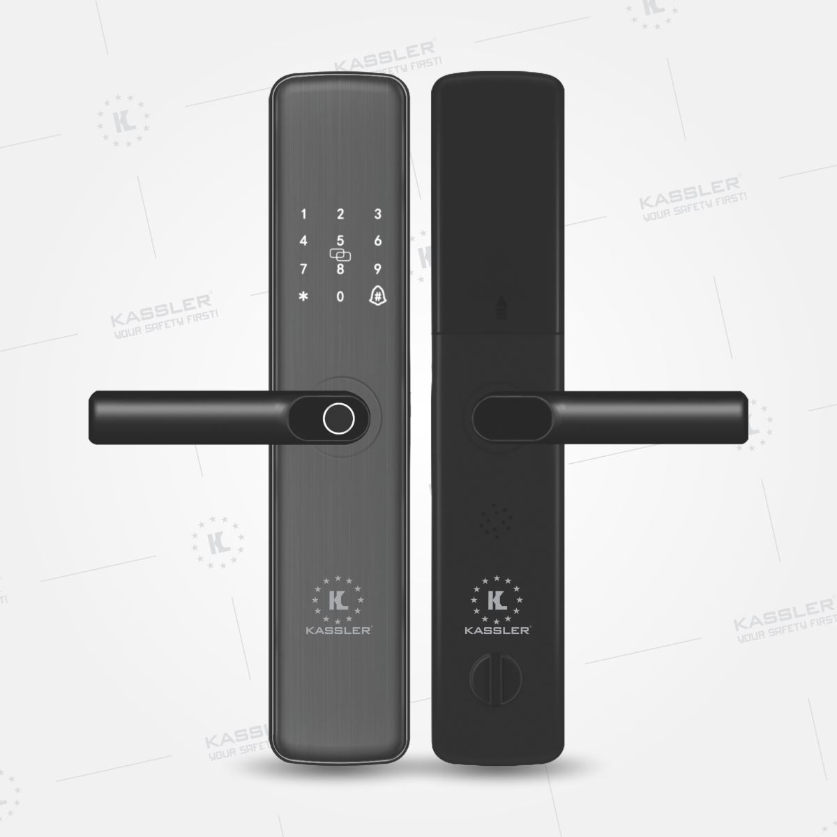 Khóa vân tay Kassler KL555 app wifi Khóa vân tay Kassler KL555 app wifi