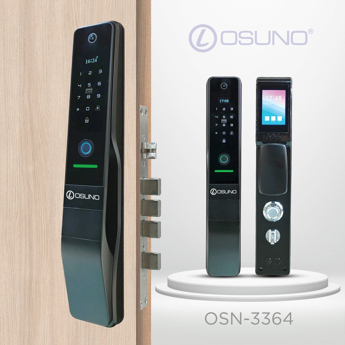 Khóa vân tay Osuno OSN3364-2 Khóa vân tay Osuno OSN3364-2