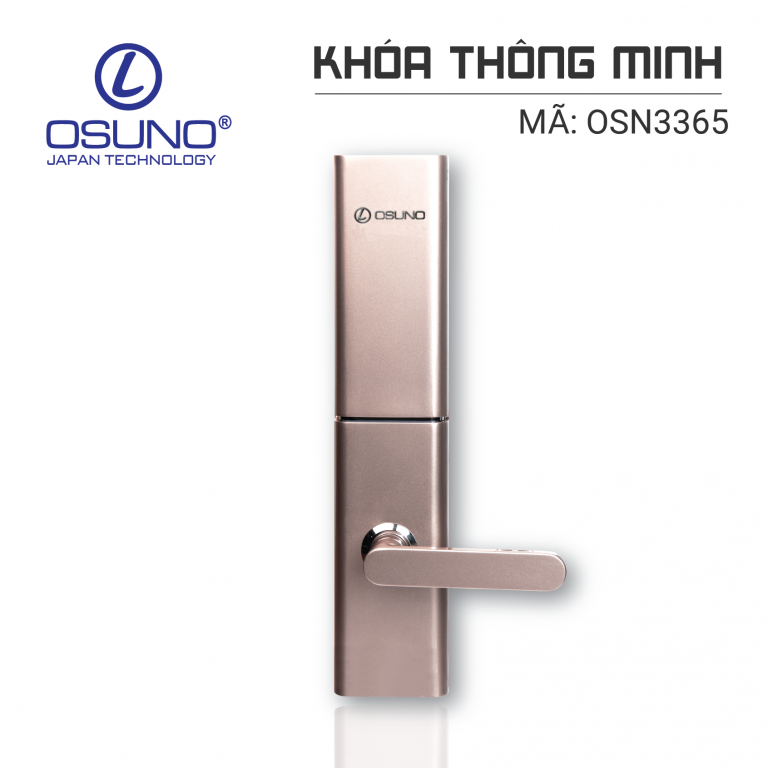 Khóa vân tay Osuno 3365- Nắp trượt tự động-1 Khóa vân tay Osuno 3365- Nắp trượt tự động-1
