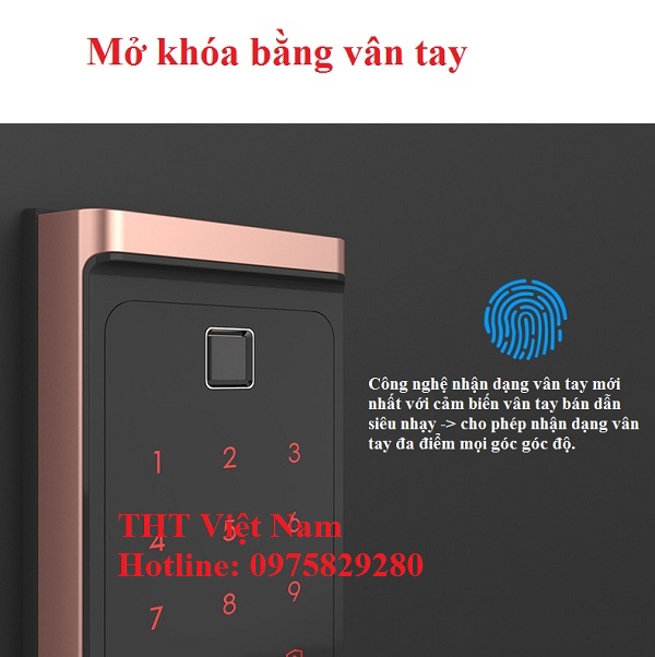khóa cửa vân tay samsung SHP-DR719 khóa cửa vân tay samsung SHP-DR719