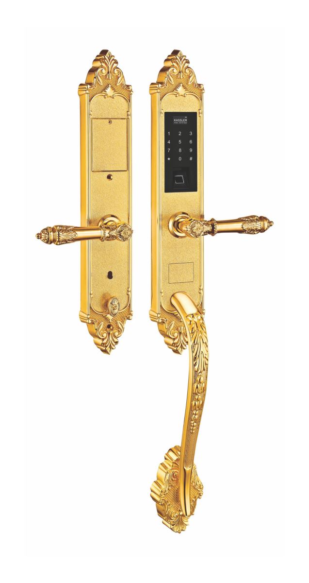 Khóa vân tay tân cổ Kassler KL-969G ( màu vàng)-1 Khóa vân tay tân cổ Kassler KL-969G ( màu vàng)-1