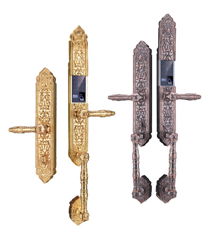 Khóa vân tay tân cổ KL-999 - Mạ Vàng 24K Khóa vân tay tân cổ KL-999 - Mạ Vàng 24K