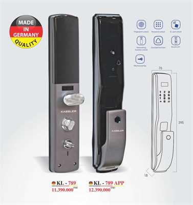 Khóa vân tay Kassler KL-789 APP- MỞ bằng APP điện thoại
