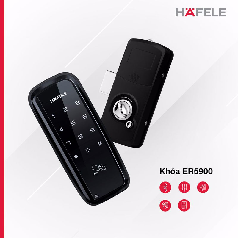 Khóa điện tử Hafele ER5900-TCB 912.05.656 (Cửa gỗ)