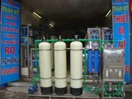 Dây chuyền lọc nước tinh khiết công suất 750lit/h