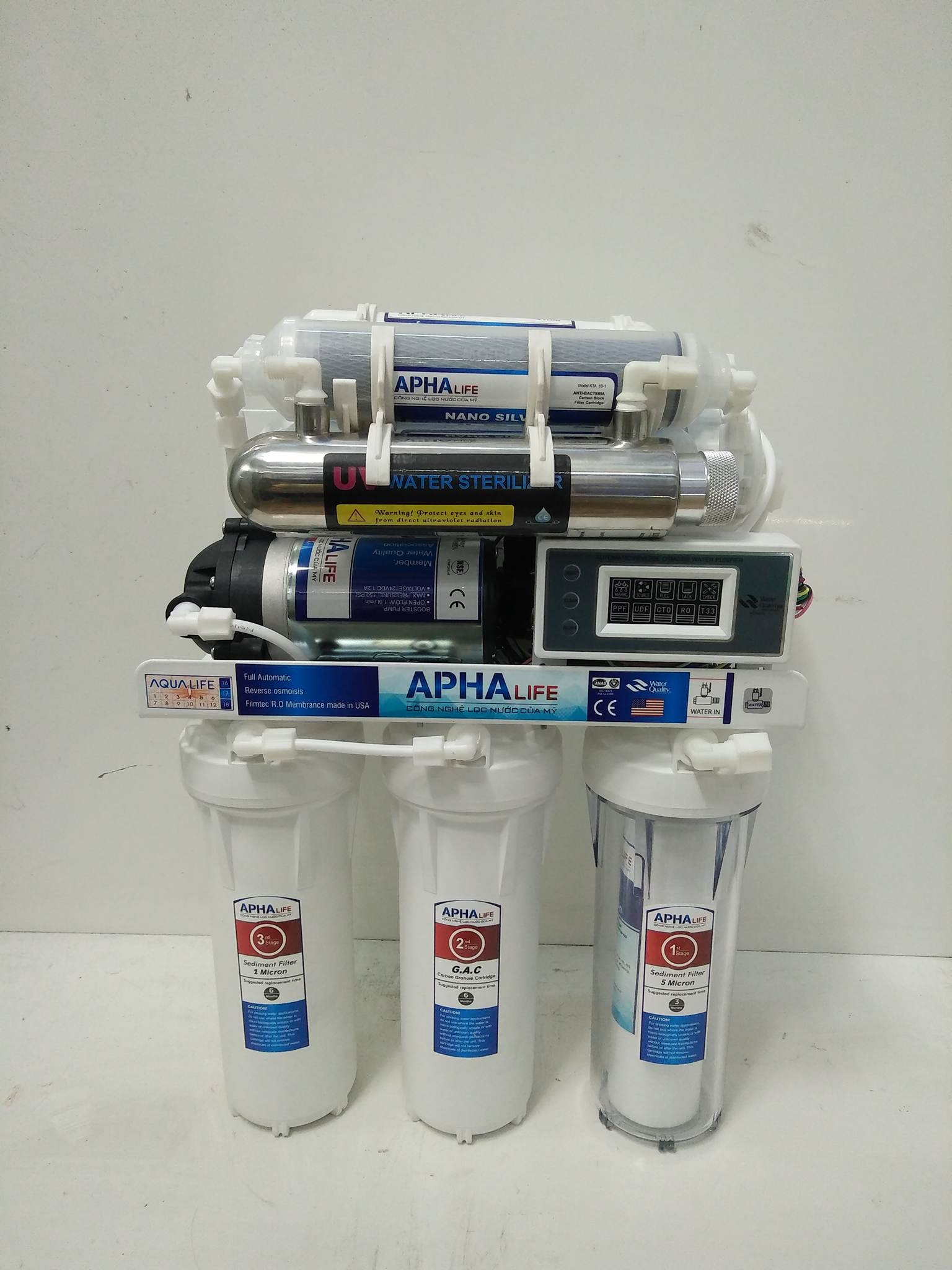 Máy lọc nước Aphalife 9 lõi lọc - AP8-UV  