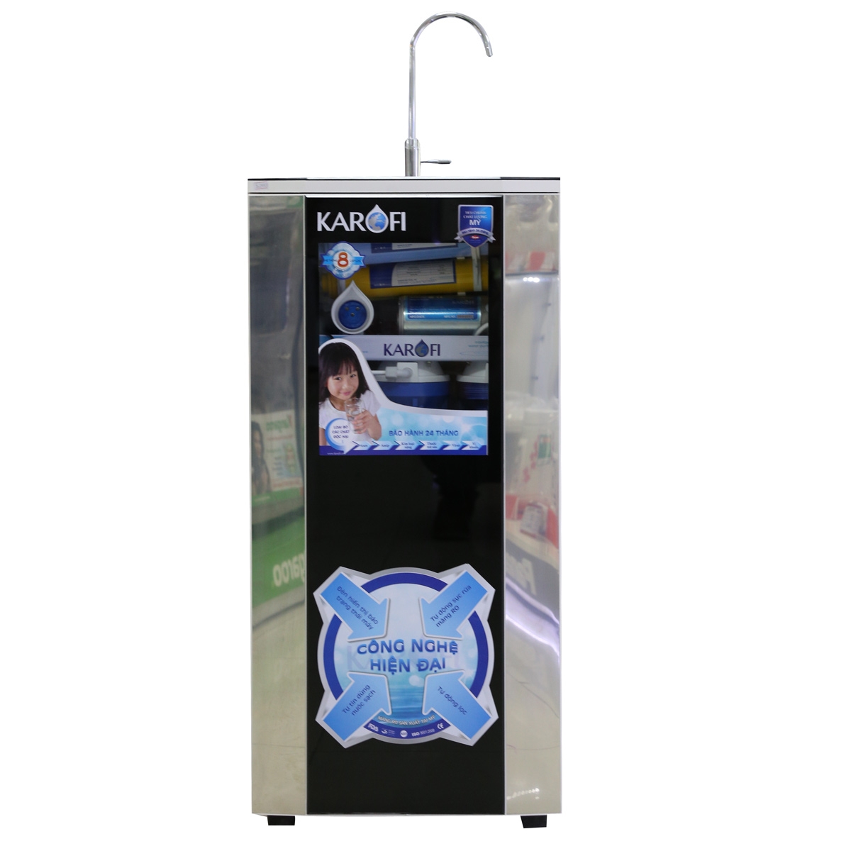 Máy lọc nước Karofi thông minh 8 lõi sro8