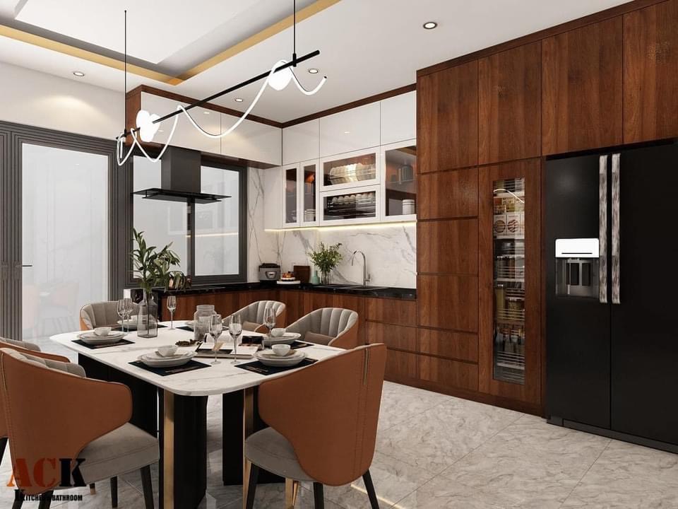 Tủ bếp Laminate mẫu mới 3