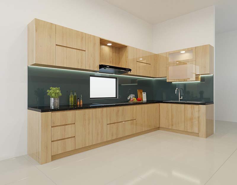 Tủ bếp Laminate mẫu mới 5