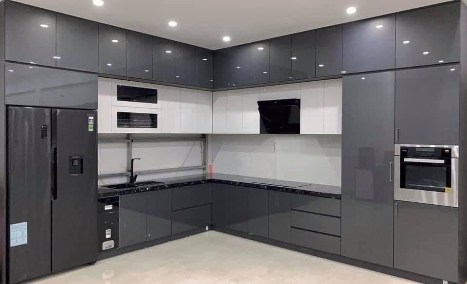 Tủ bếp Acrylic mẫu mới 14