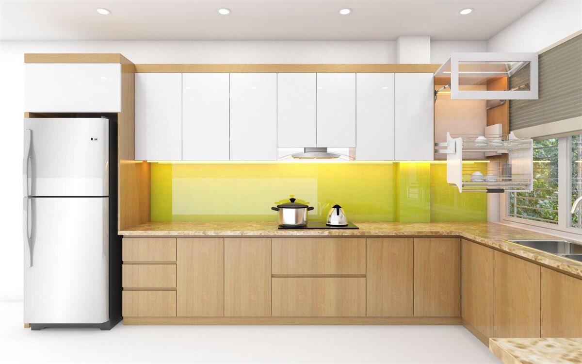 Tủ bếp Laminate mẫu mới 6