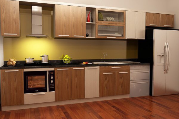 Tủ bếp Laminate mẫu mới 1