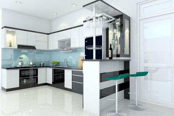 Tủ bếp Acrylic mẫu mới 3