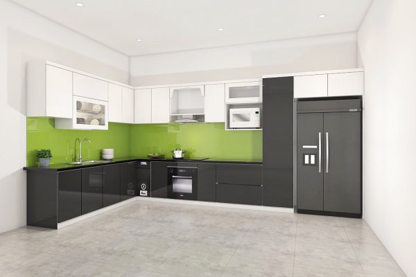 Tủ bếp Acrylic mẫu mới 4
