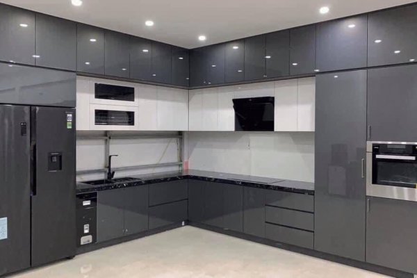 Tủ bếp Acrylic mẫu mới 6