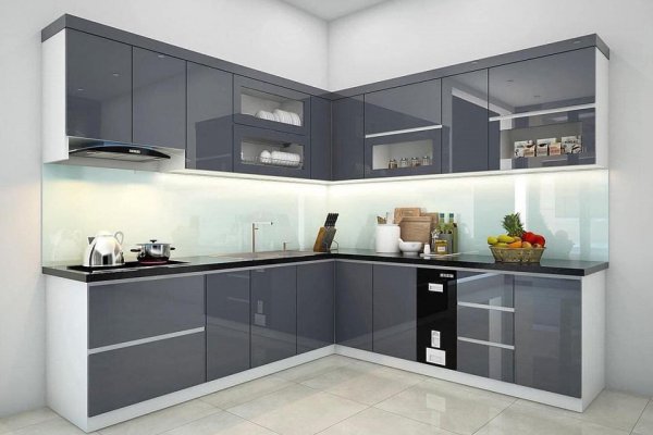 Tủ bếp Acrylic mẫu mới 11