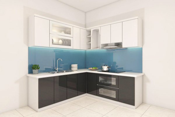 Tủ bếp Acrylic mẫu mới 12