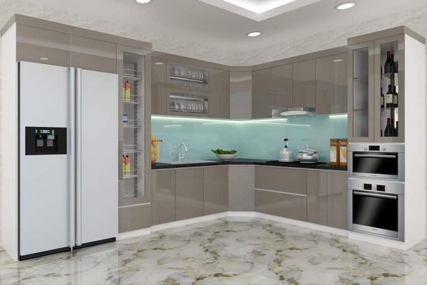 Tủ bếp Acrylic mẫu mới 13