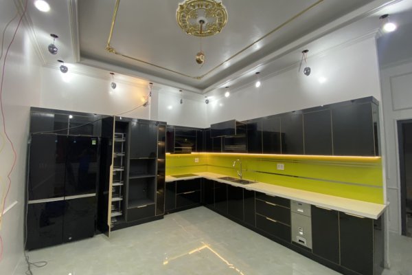 Tủ bếp nhôm kính mẫu mới 5