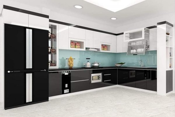 Tủ bếp Acrylic mẫu mới 19