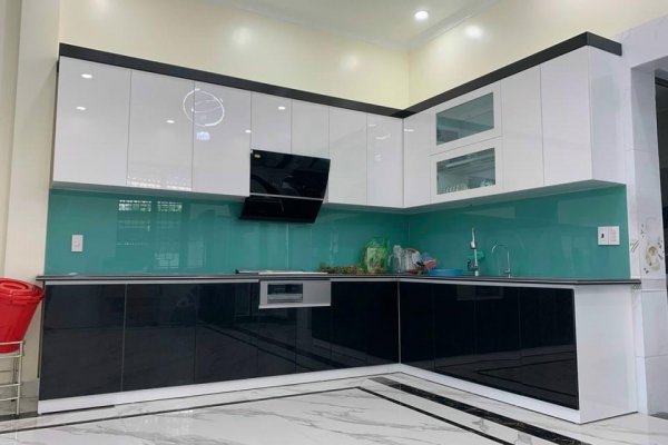 Tủ bếp Acrylic mẫu mới 20
