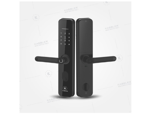 Khóa cửa gỗ vân tay Kassler KL-696 Black app chống nước