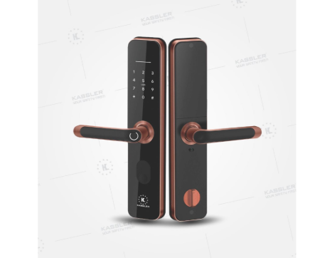 Khóa thông minh cửa gỗ Kassler KL-696 Red Bronze app chống nước