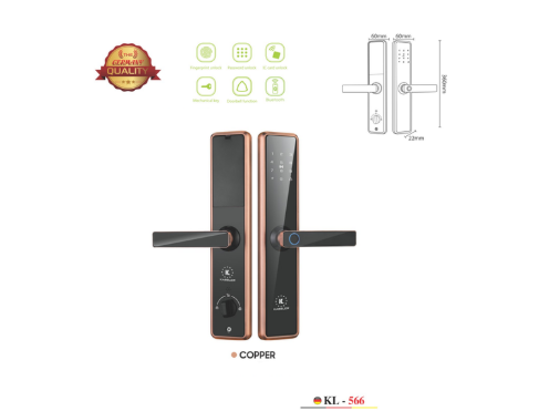 Khóa vân tay Kassler Kl-566 Copper App Bluetooth