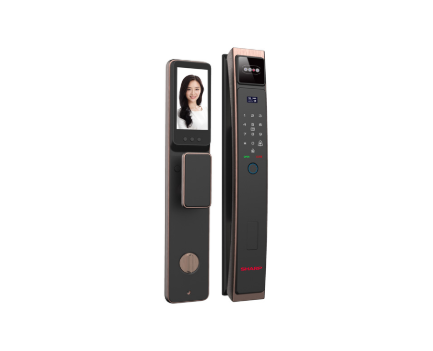 Khoá cửa vân tay Sharp H3-V Pro đồng đỏ App wifi