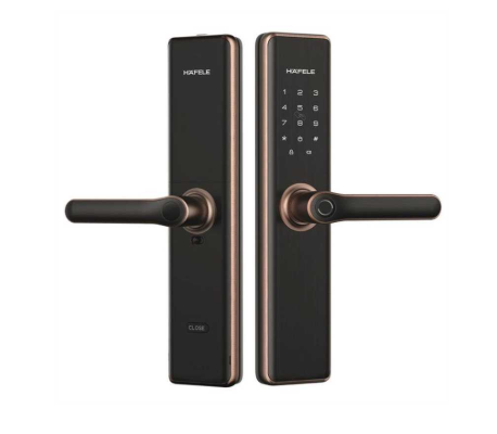 Khóa điện tử Hafele DL7600 - 912.20.238 màu đồng, đã bao gồm pin