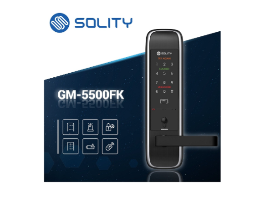 Khóa thẻ từ Solity GM-5500FK Của Hàn Quốc