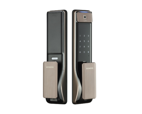 Khóa cửa vân tay Siemens C621 màu vàng champagne