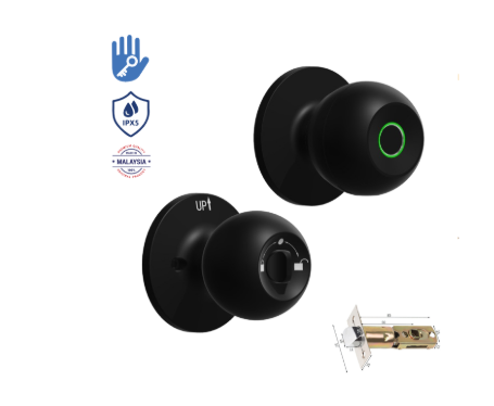 Khoá tay nắm tròn vân tay Avolock AT-102-B App wifi