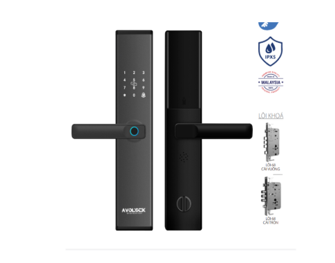 Khoá cửa vân tay Avolock AV-62-B App wifi