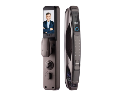 Khoá cửa vân tay Demax EL968 CB Face ID - App wifi của Đức
