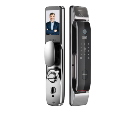 Khóa cửa vân tay Demax EL928 DG FACE ID APP WIFI - Của Đức