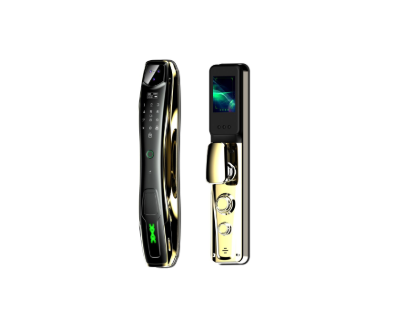 Khóa cửa vân tay Hubert HB CG86 Gold Face ID, App wifi