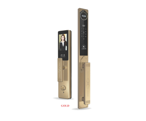 Khoá cửa vân tay Kassler KL968 CNC Gold Face ID, App wifi, remote