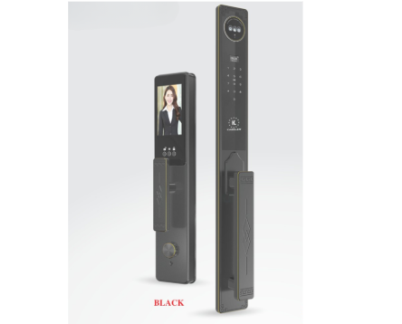Khoá cửa vân tay Kassler KL968 CNC Black Face ID, App wifi, Remote