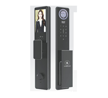 Khoá cửa điện tử Kassler KL868 CNC Black Face ID, App wifi